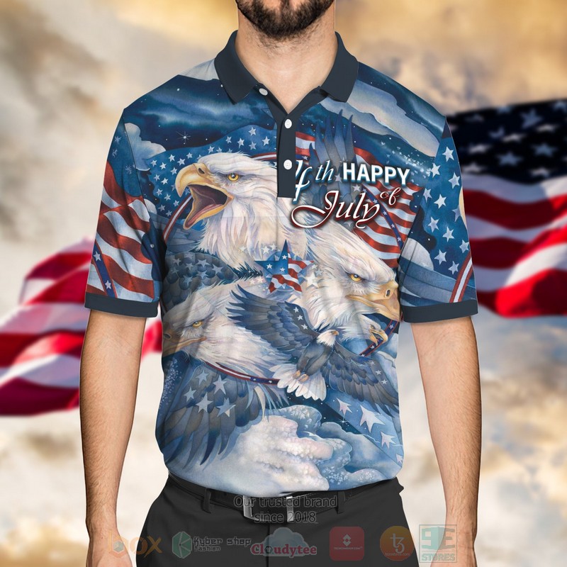BEST Eagle Happy 4th of July Premium 3D Polo Shirt 1 BEST Eagle Happy 4th of July Premium 3D Polo Shirt word3