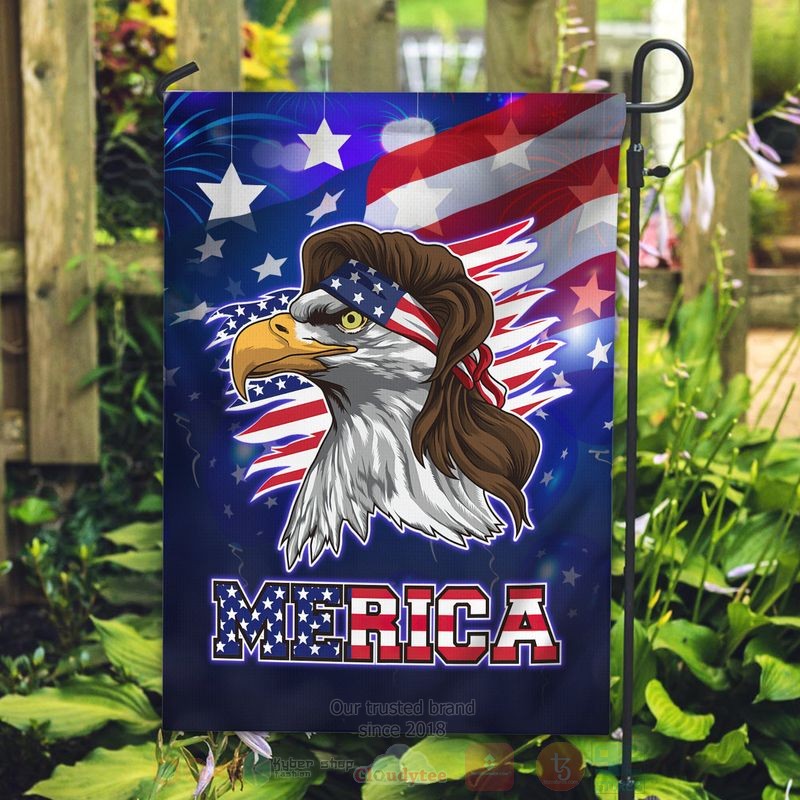 BEST Eagle Merica Independence Day All Over Print Flag