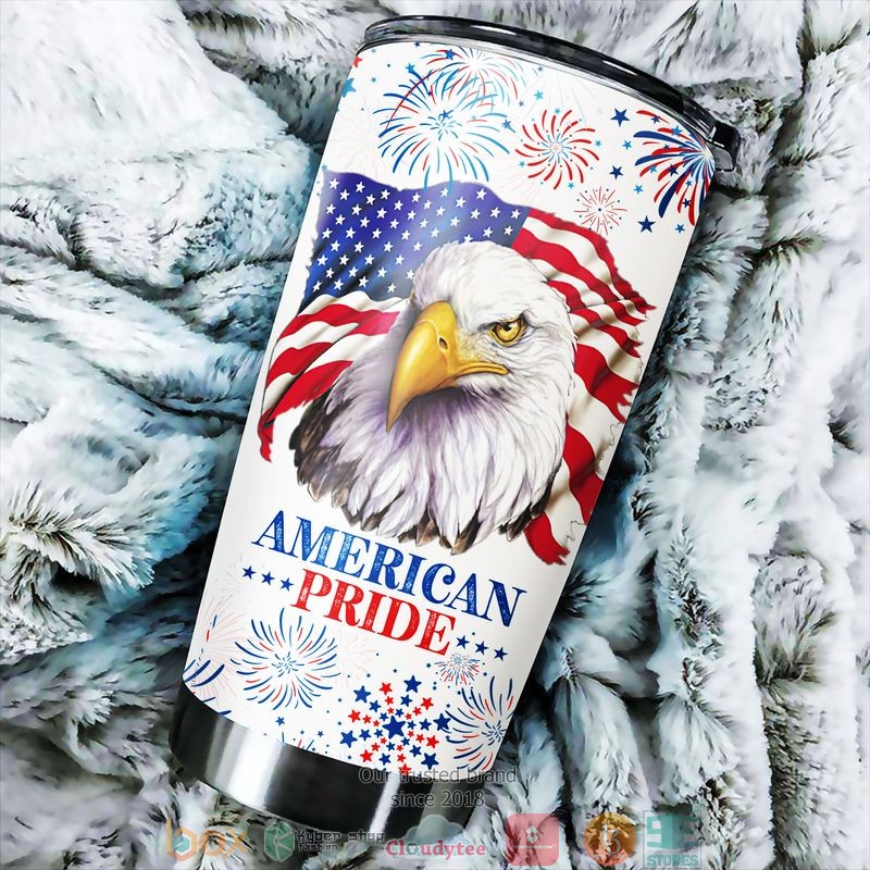 Eagle US Flag American Pride America Independence day Tumbler