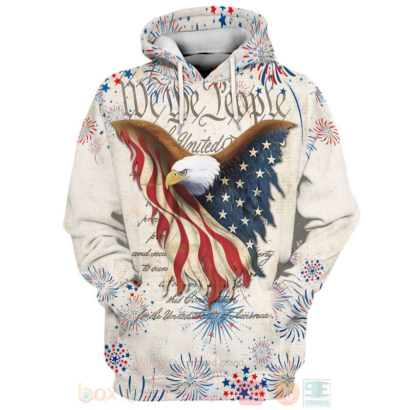 BEST Eagle US Flag We The People Independence Day All Over Print Shirt, Hoodie word1