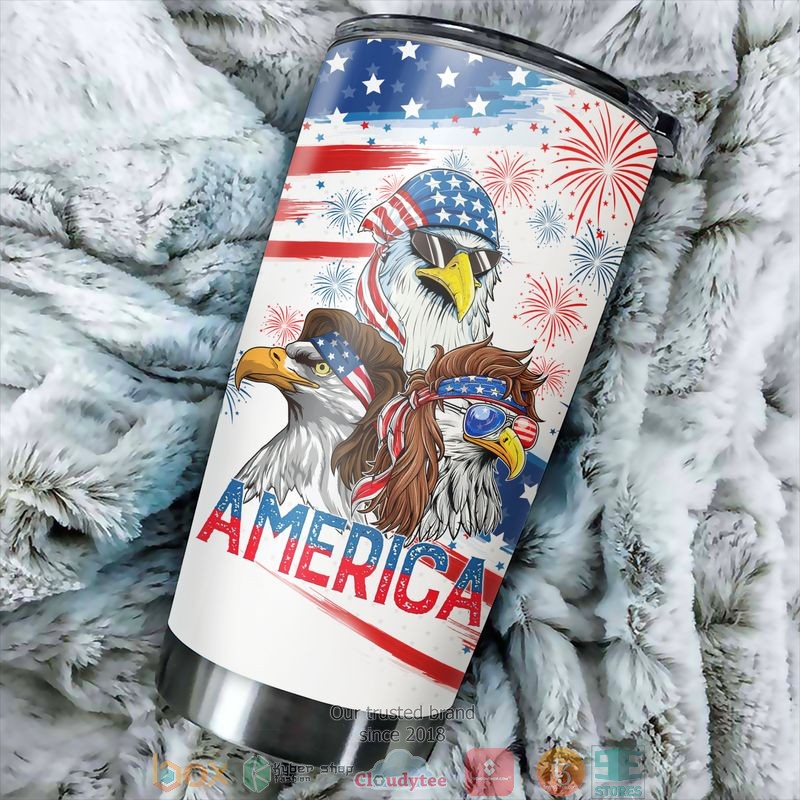 Eagles America Independence day Tumbler