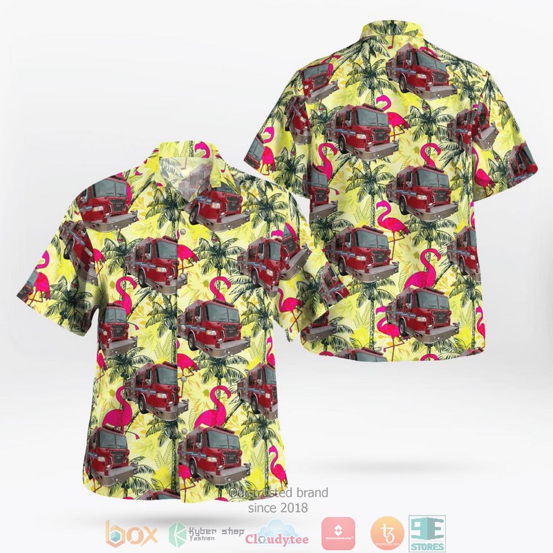 NEW East Bethel Minnesota East Bethel Fire Department Aloha Shirt word3