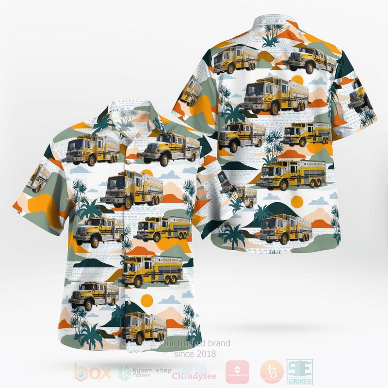 BEST East Prospect Fire Company, East Prospect, Pennsylvania 3D Aloha Shirt word3