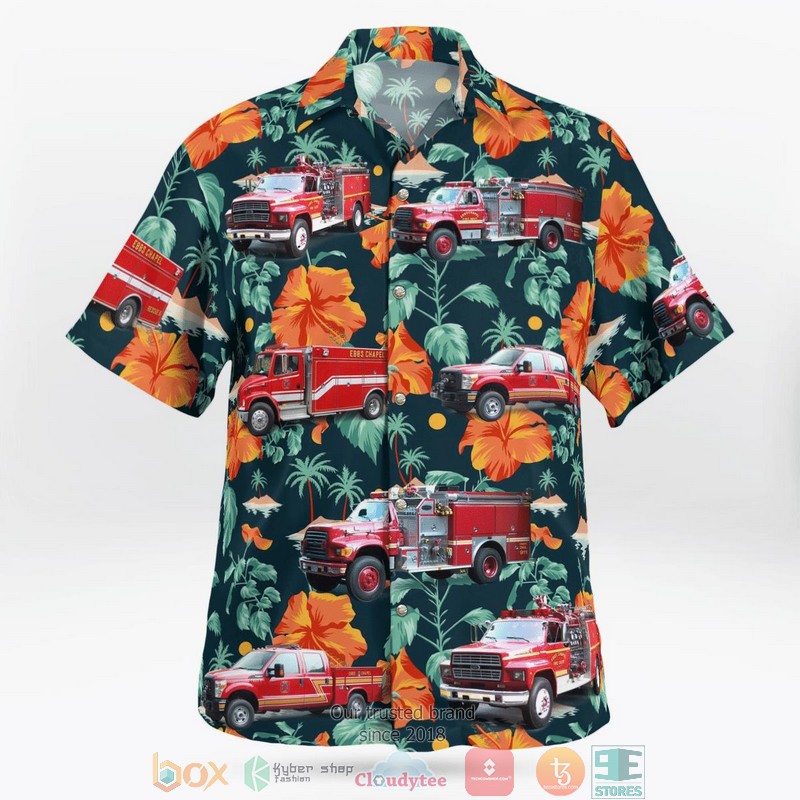 Ebbs Chapel Fire Department Hawaii 3D Shirt 3 Ebbs Chapel Fire Department Hawaii 3D Shirt word3