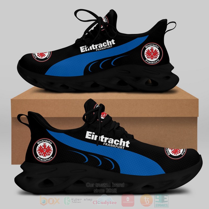 BEST Eintracht Frankfurt Black-Blue Clunky Shoes