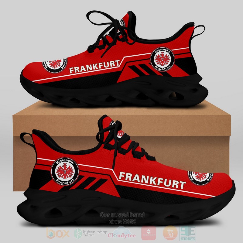 BEST Eintracht Frankfurt Black-Red Clunky Shoes