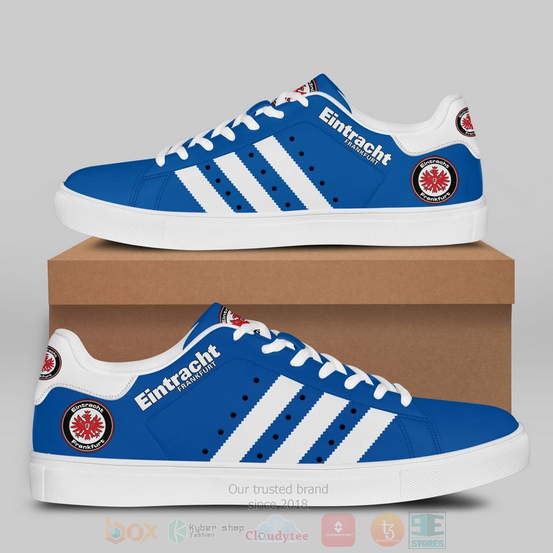 BEST Eintracht Frankfurt Blue Stan Smith Shoes