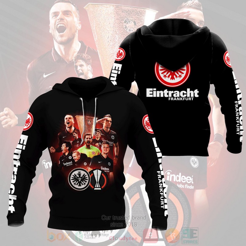 BEST Eintracht Frankfurt Champions 3D Printing Shirt, Hoodie word2