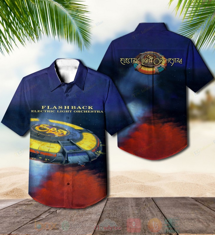 BEST Electric Light Orchestra Flashback Album Aloha Hawaiian Shirt