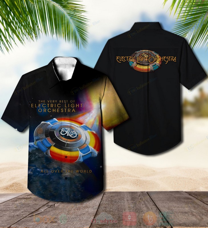 BEST Electric Light Orchestra The Very Best of Electric Light Orchestra Album Aloha Hawaiian Shirt