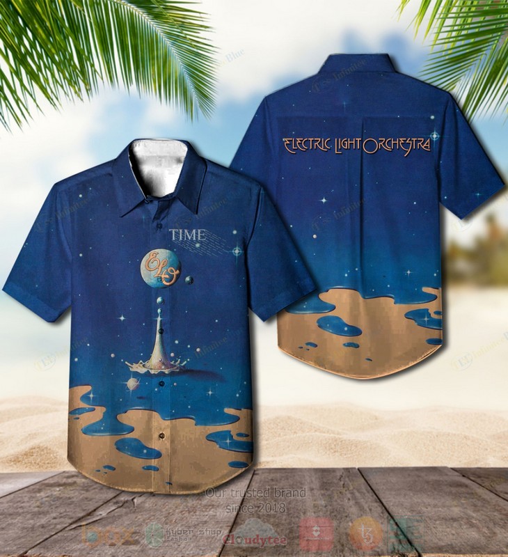 BEST Electric Light Orchestra Time Album Aloha Hawaiian Shirt