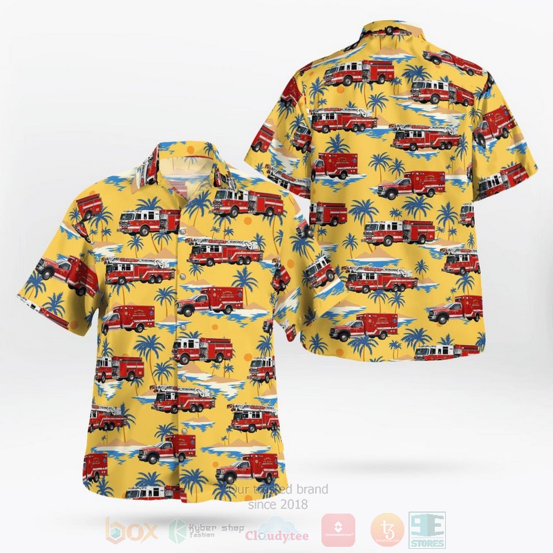 BEST Elsmere, Delaware, Elsmere Fire Company No.1 3D Aloha Shirt word1