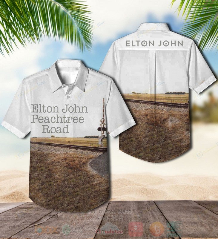 BEST Elton John Peachtree Road Album Aloha Hawaiian Shirt