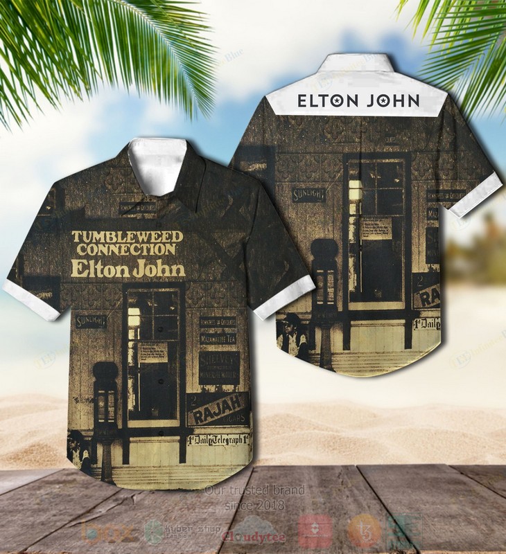 BEST Elton John Tumbleweed Connection Album Aloha Hawaiian Shirt