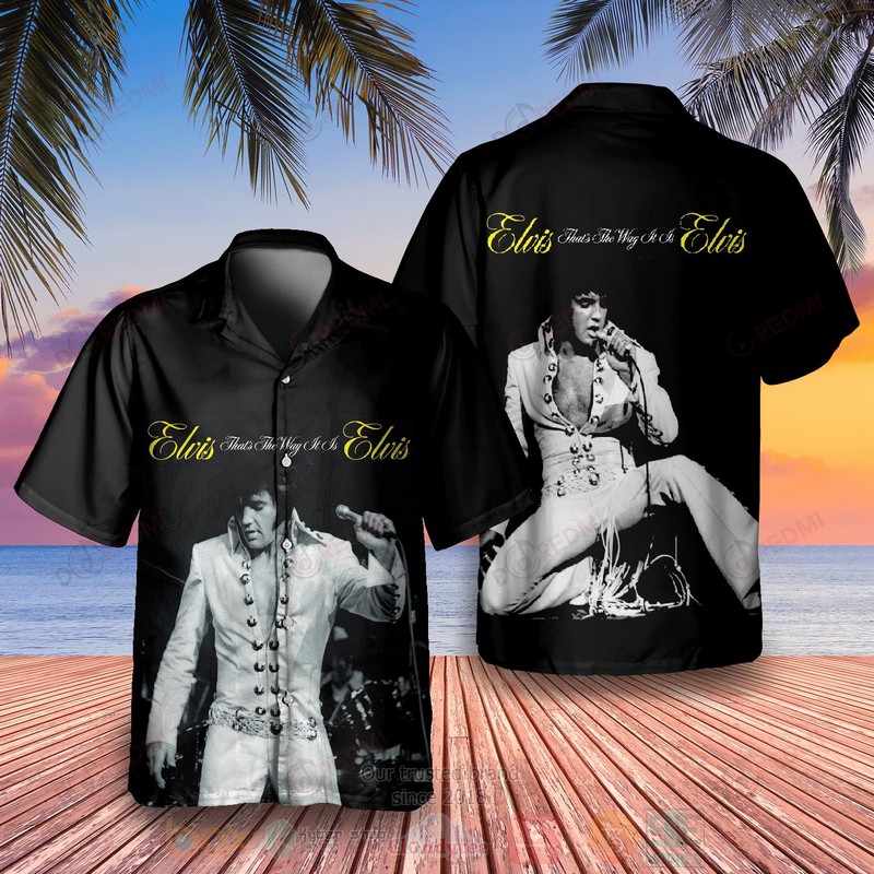 BEST Elvis Presley That's the Way It Is Album Aloha Hawaiian Shirt