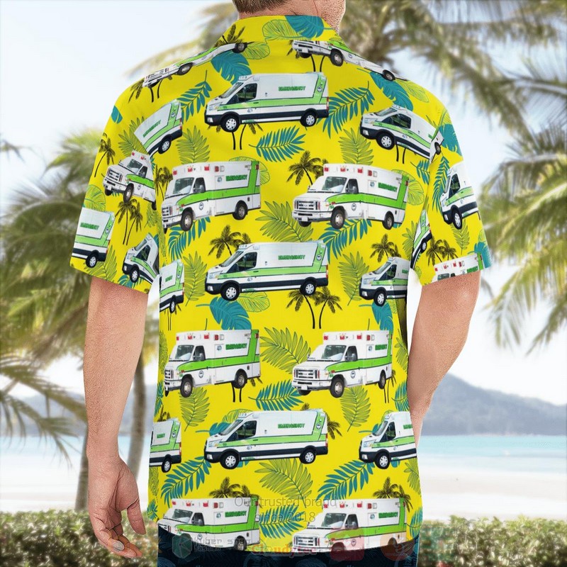 BEST Emergency Ambulance Service, Inc. Brea, California Fleet 3D Aloha Shirt word3