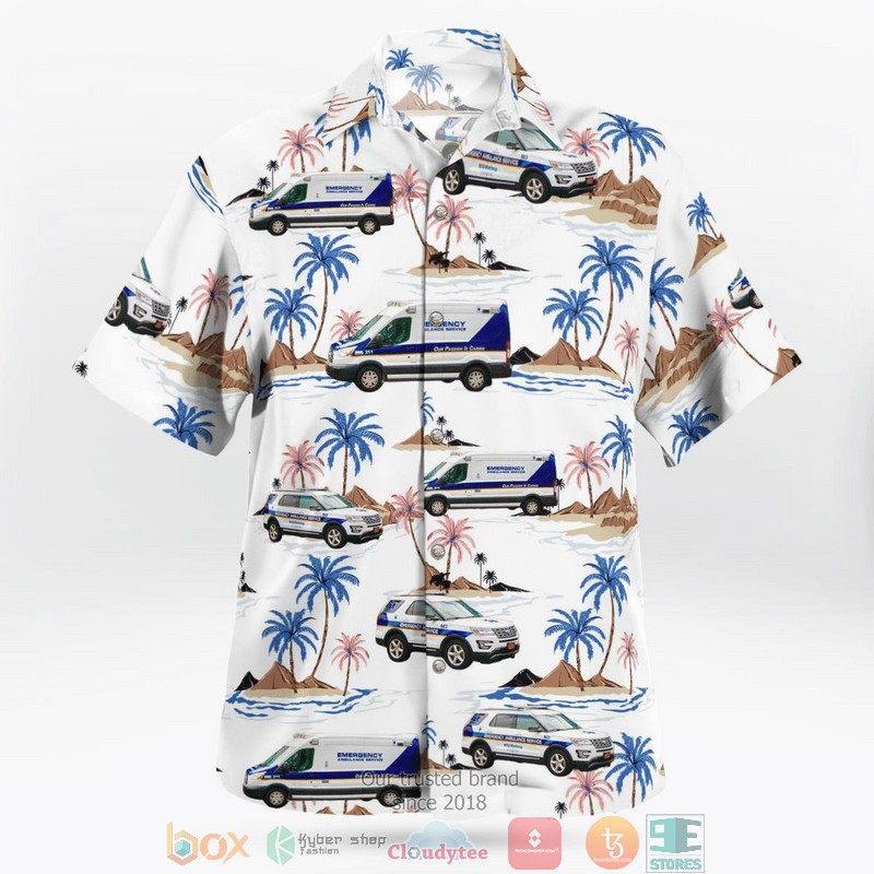 NEW Emergency Ambulance Services of Bohemia New York Aloha Shirt 2 NEW Emergency Ambulance Services of Bohemia New York Aloha Shirt word1