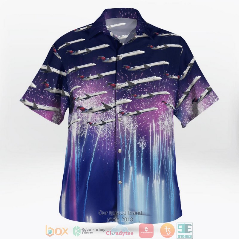 Endeavor Air CRJ 900 Fireworks Aloha Shirt 3 Endeavor Air CRJ 900 Fireworks Aloha Shirt word3