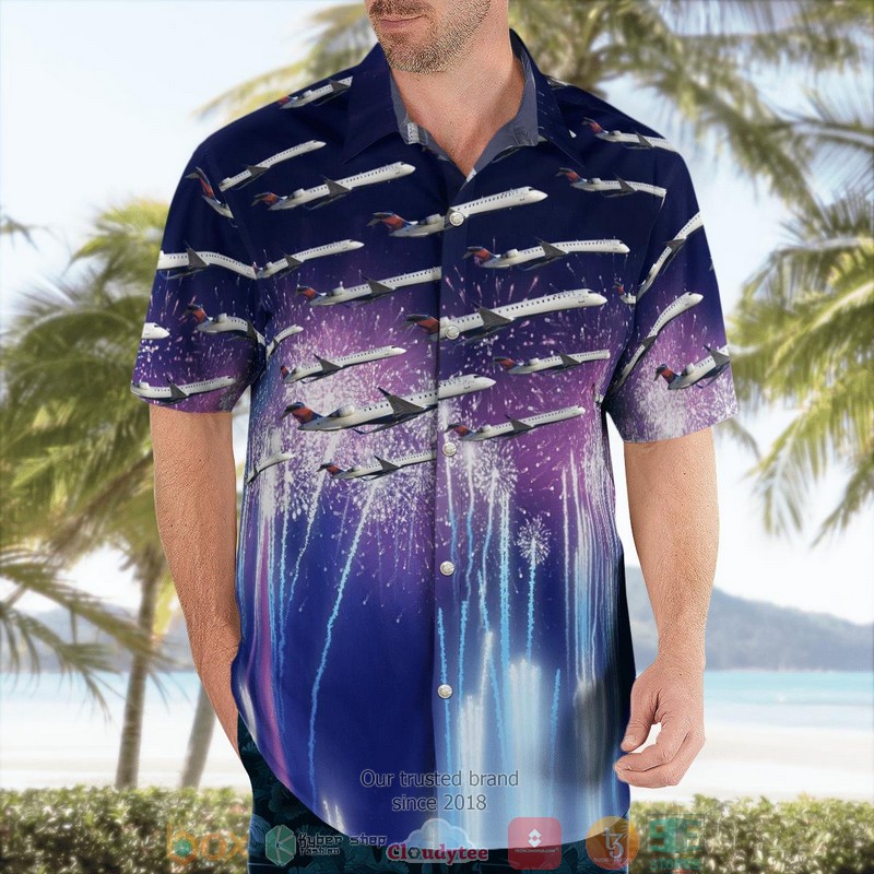 Endeavor Air CRJ 900 Fireworks Aloha Shirt 4 Endeavor Air CRJ 900 Fireworks Aloha Shirt word3