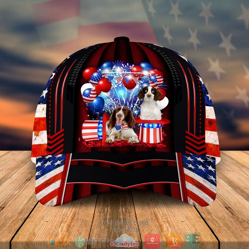 English Springer Spaniel Patriot Us Flag Balloon Cap 2 English Springer Spaniel Patriot Us Flag Balloon Cap word1