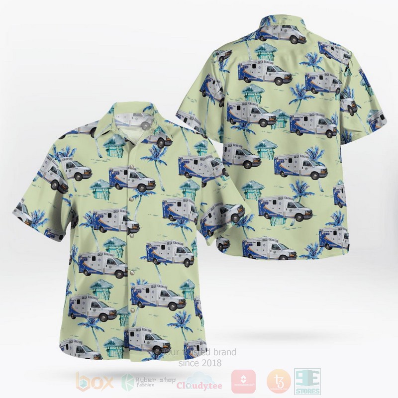 BEST Enola, Pennsylvania, East Pennsboro Emergency Medical Services 3D Aloha Shirt word1