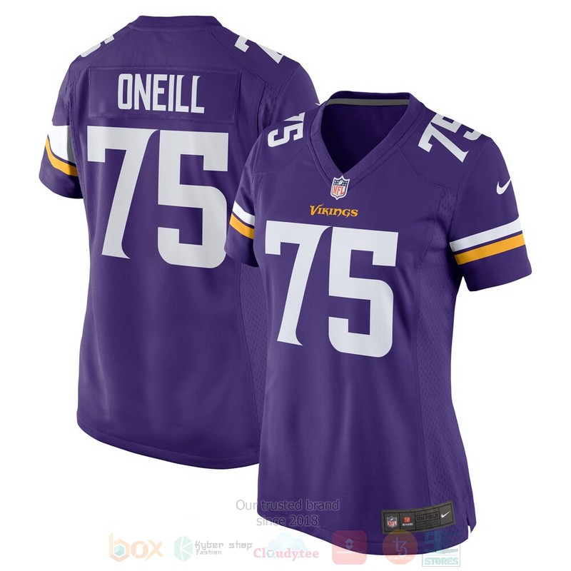 BEST Minnesota Vikings Brian O'Neill Purple Jersey Football word1