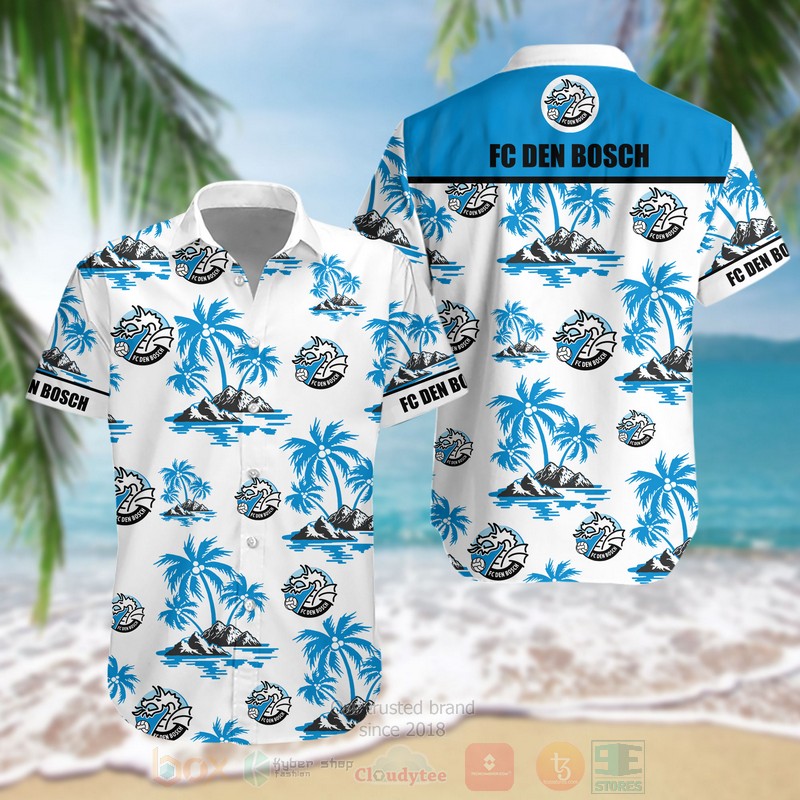 BEST Eredivisie FC Den Bosch Aloha Hawaiian Shirt word1