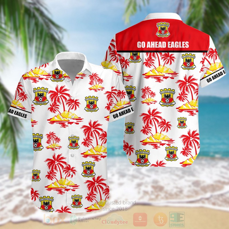 BEST Eredivisie Go Ahead Eagles FC Aloha Hawaiian Shirt word1