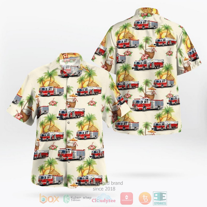 BEST Erie Pennsylvania City of Erie Fire Department Hawaii Shirt word3