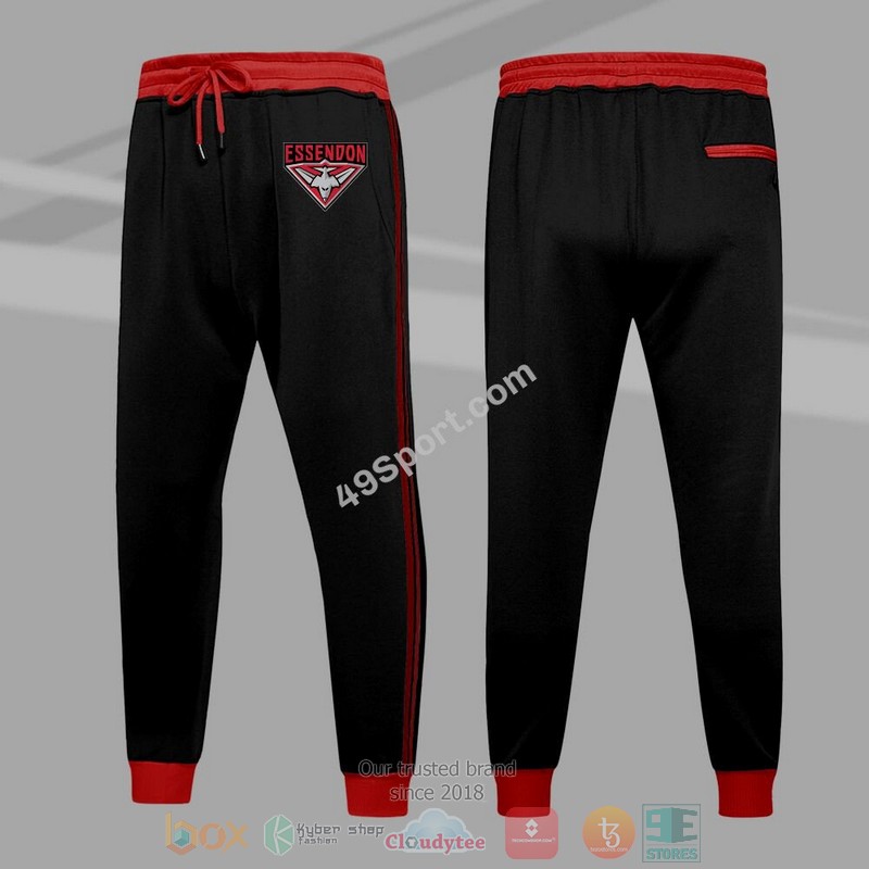 NEW Essendon Bombers Tracksuits Jacket and Pant word2