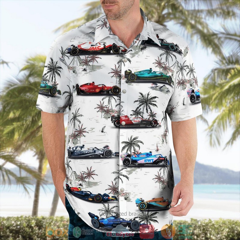F1 Formula One Teams 2022 Hawaii 3D Shirt 4 F1 Formula One Teams 2022 Hawaii 3D Shirt word2