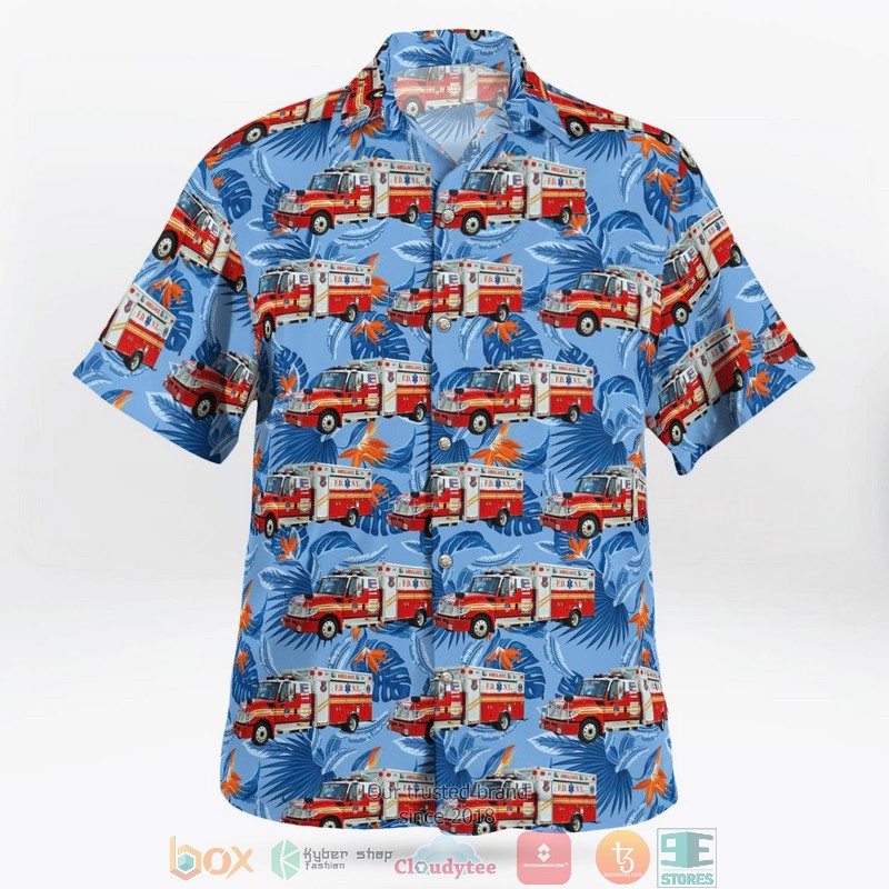 NEW FDNY Haz Tac Ambulance Aloha Shirt 2 NEW FDNY Haz Tac Ambulance Aloha Shirt word3