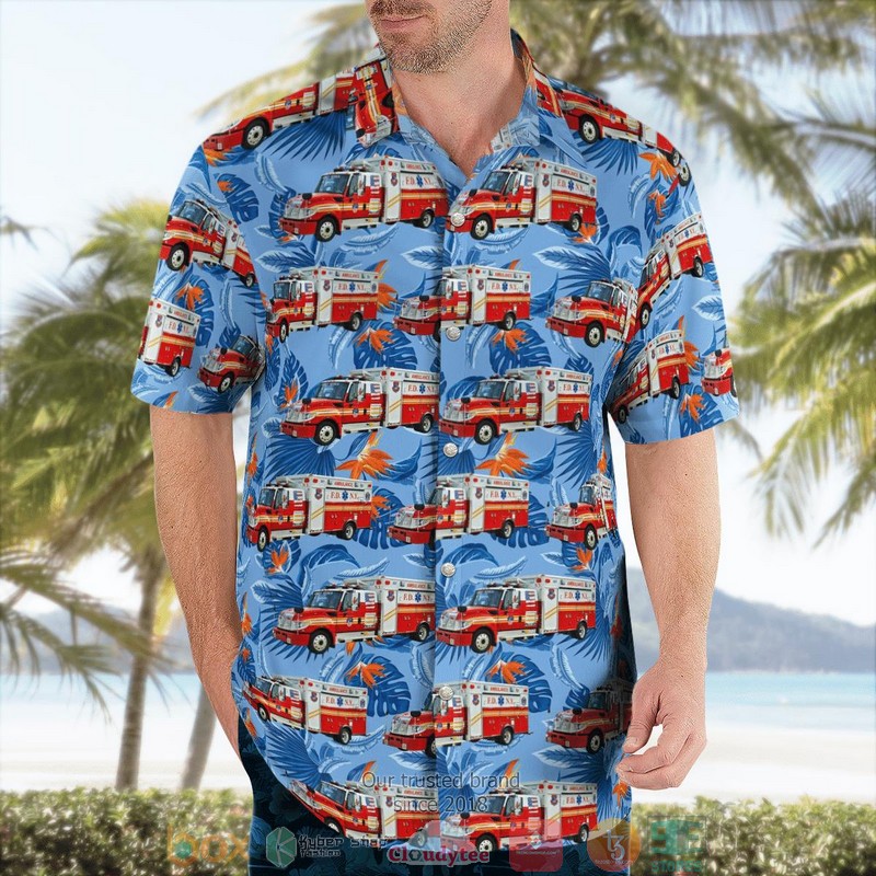NEW FDNY Haz Tac Ambulance Aloha Shirt 3 NEW FDNY Haz Tac Ambulance Aloha Shirt word3