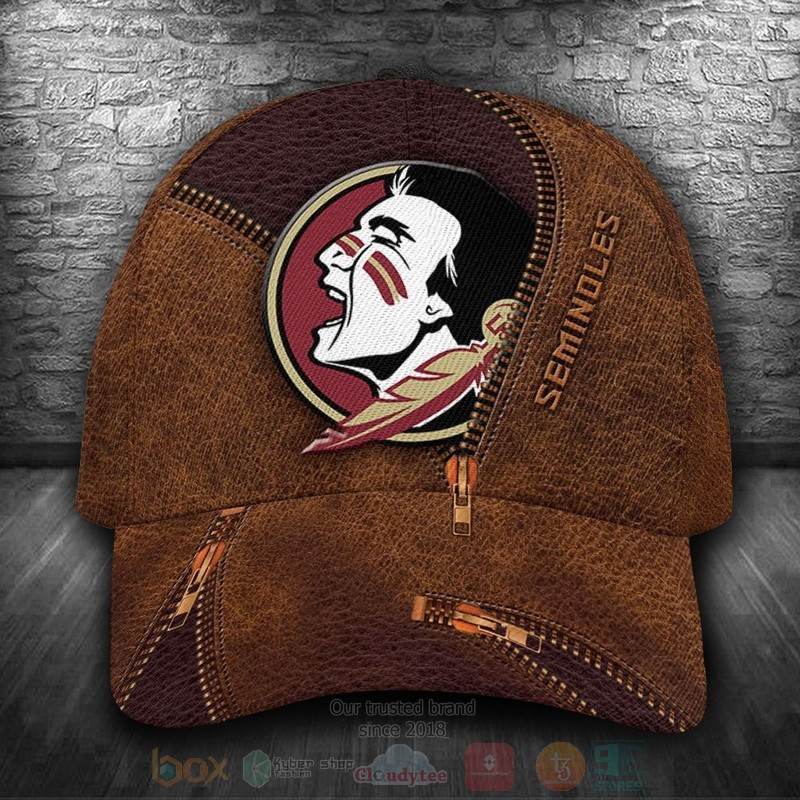 BEST FSS NCAA Team Custom Name Brown 3D Cap