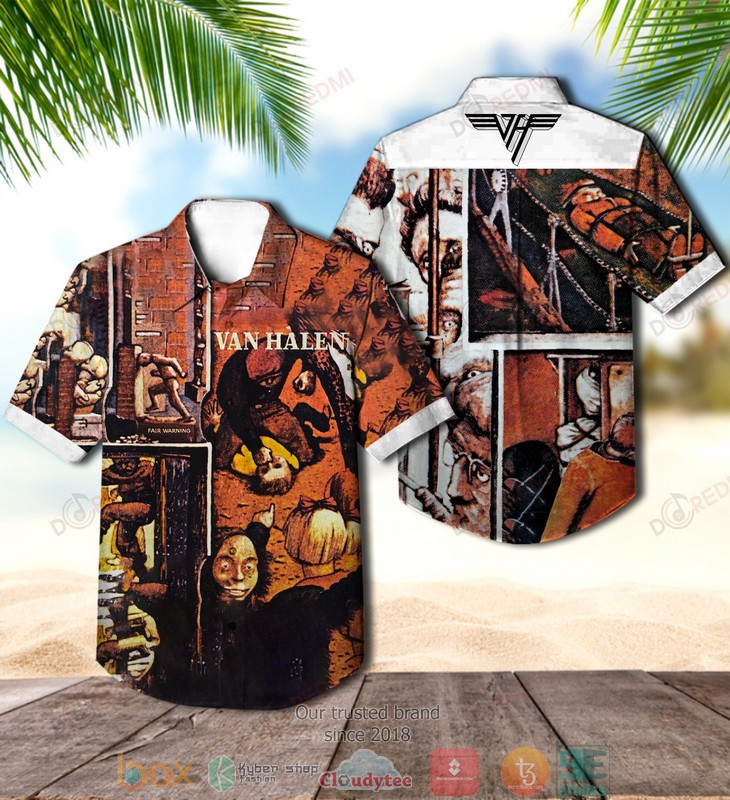 BEST Fair Warning Album Van Halen Band Aloha Shirt 1 BEST Fair Warning Album Van Halen Band Aloha Shirt word2