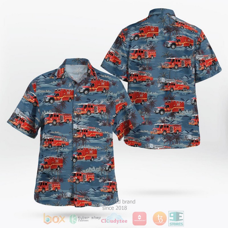 BEST Fairfax Virginia City of Fairfax Fire Department Hawaii Shirt word1