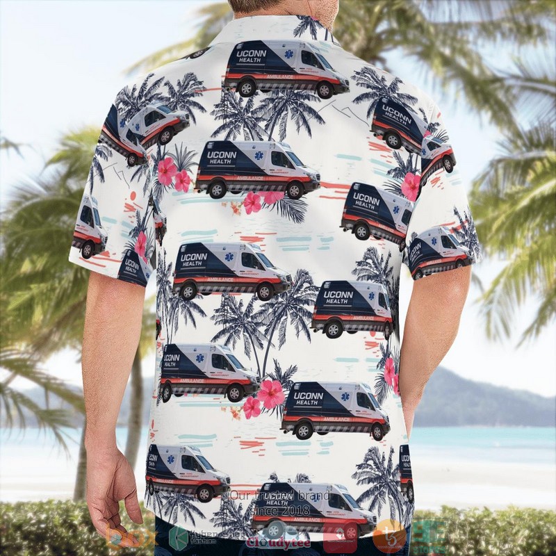 Farmington Connecticut UConn Health Ambulance Aloha Shirt 2 Farmington Connecticut UConn Health Ambulance Aloha Shirt word3