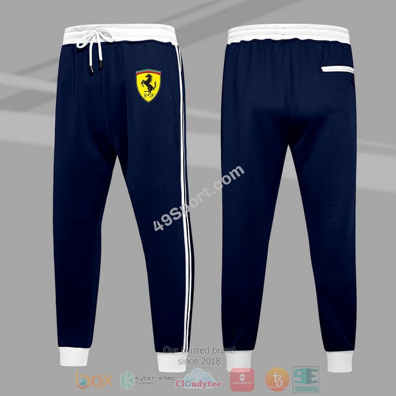 NEW Ferrari Tracksuits Jacket and Pant word1
