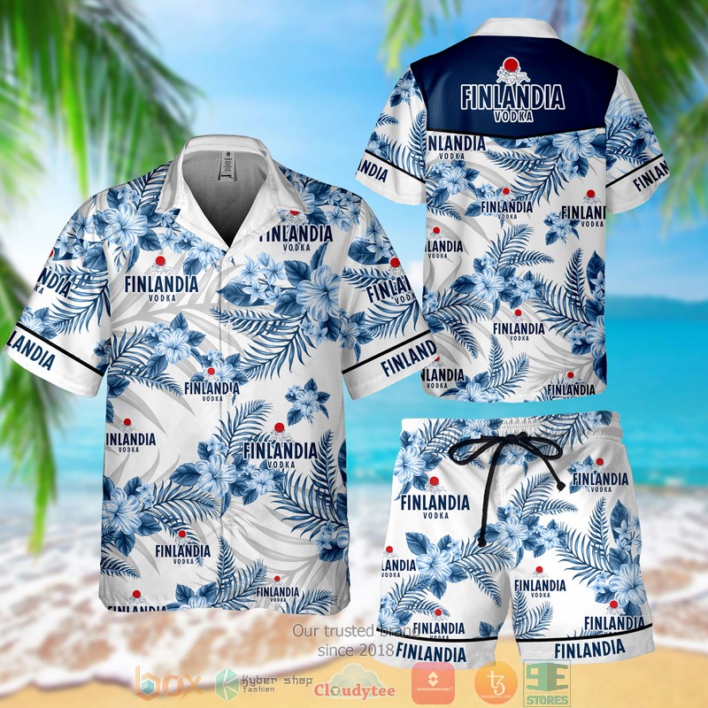 NEW Finlandia Vodka Hawaii Shirt, Shorts 2 NEW Finlandia Vodka Hawaii Shirt, Shorts word3