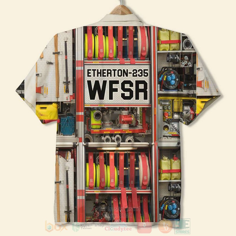 BEST Firefighter Fire Engine And Fire Equipment Personalized Aloha Hawaiian Shirt