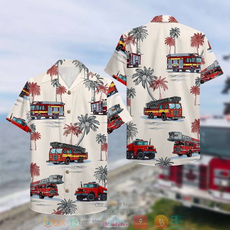 HOT Firefighter Fire Truck Pattern Hawaii Shirt 3 HOT Firefighter Fire Truck Pattern Hawaii Shirt word3