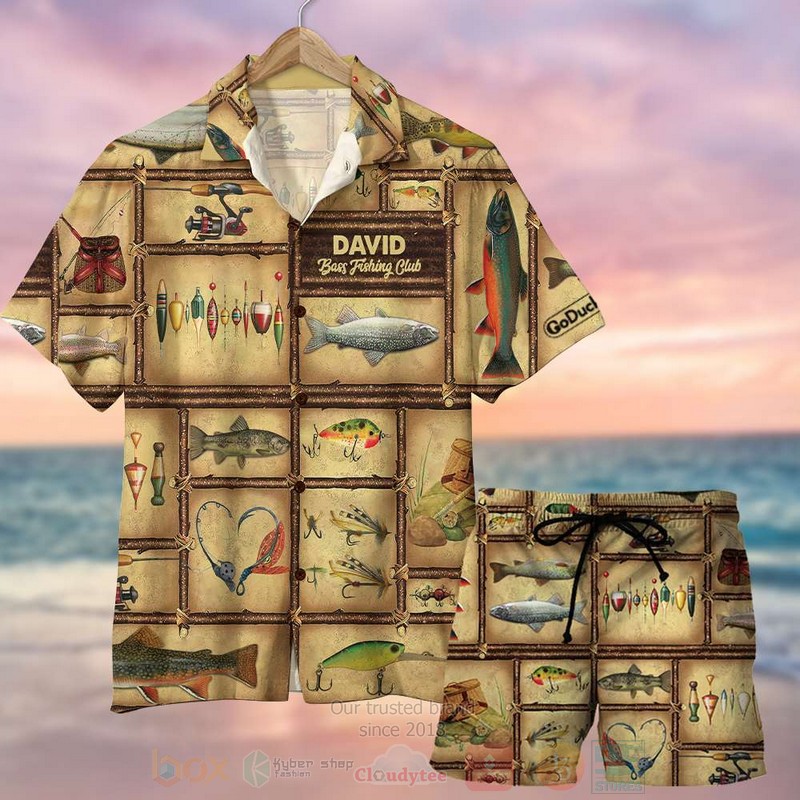 BEST Fishing Colorful Fish Aloha Hawaiian Shirt, Short word3