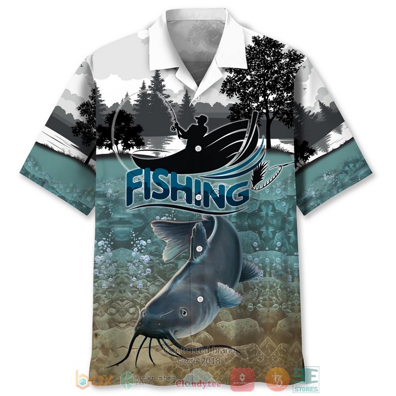 NEW Fishing catfish Beach Nature Hawaiian Shirt 8