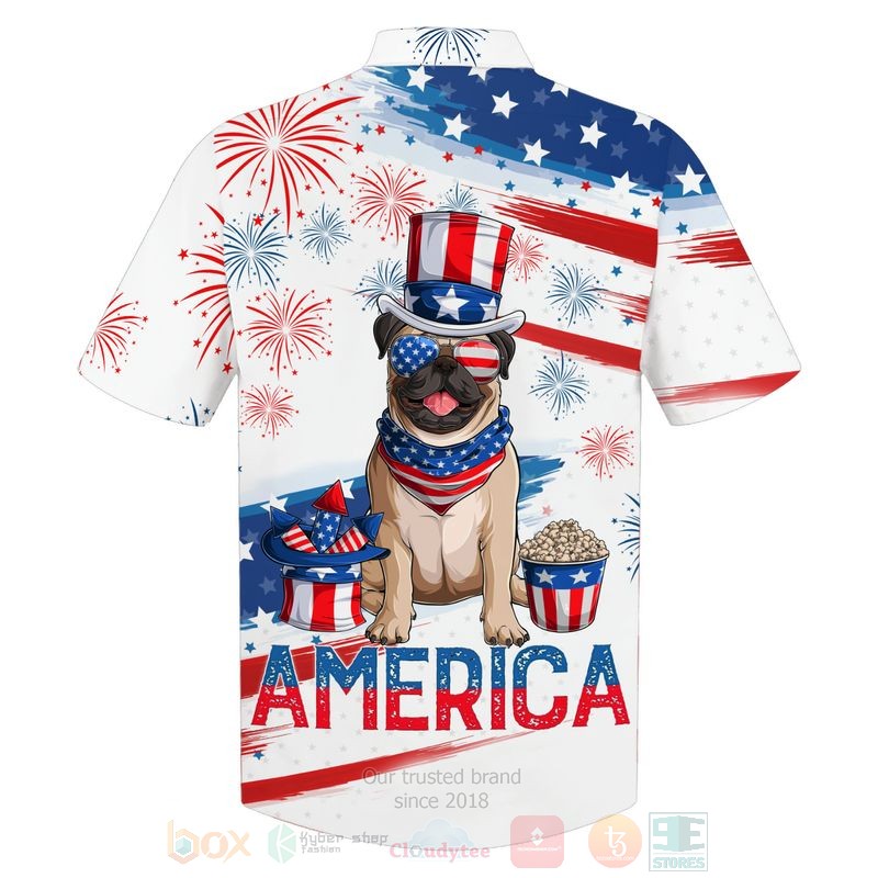 BEST Flag Dog Cute US Independence Day All Over Print Shirt, Hoodie word1