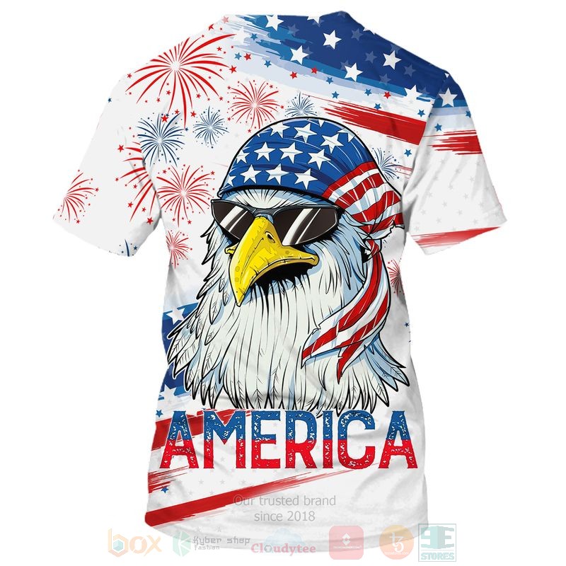 BEST Flag Eagle US Independence Day Firework All Over Print Shirt, Hoodie word1