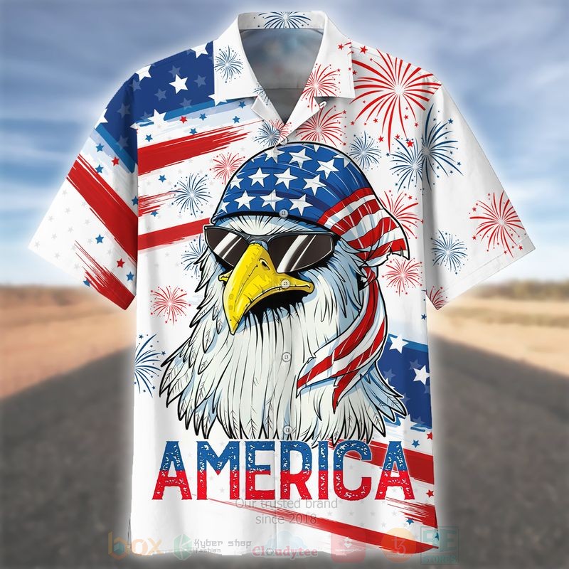 BEST Flag Eagle US Independence Day Firework All Over Print Shirt, Hoodie word1