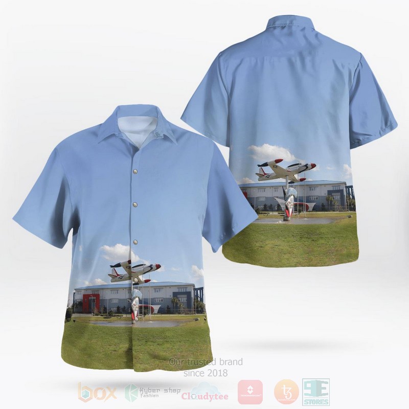 BEST Florida Air Museum, Lockheed T-33 Shooting Star 3D Aloha Shirt