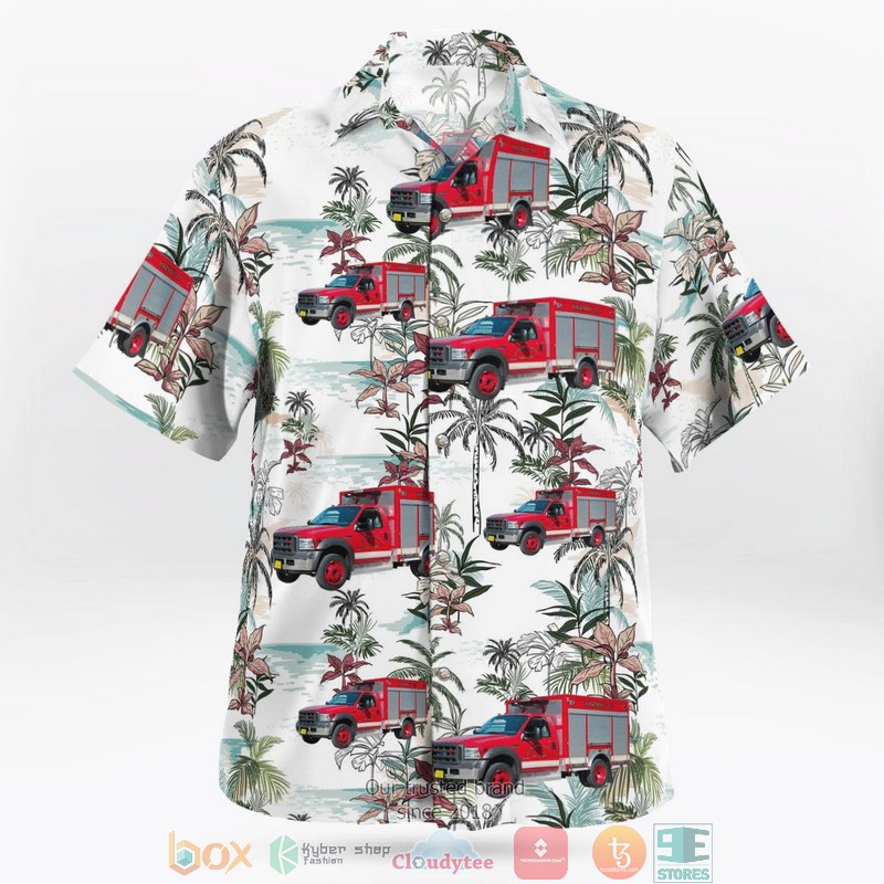 Florida Charlotte County Fire Department Hazmat 12 Hawaii 3D Shirt 3 Florida Charlotte County Fire Department Hazmat 12 Hawaii 3D Shirt word2