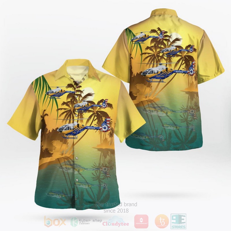 BEST Florida, Collier County EMS MedFlight Airbus H135T3H Helicopter 3D Aloha Shirt 8 BEST Florida, Collier County EMS MedFlight Airbus H135T3H Helicopter 3D Aloha Shirt word2