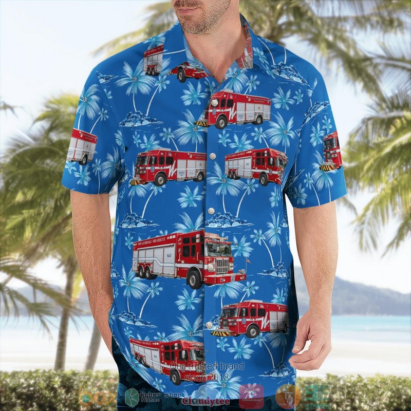 Florida Fort Lauderdale Fire Rescue Squad Hawaii 3D Shirt 4 Florida Fort Lauderdale Fire Rescue Squad Hawaii 3D Shirt word3